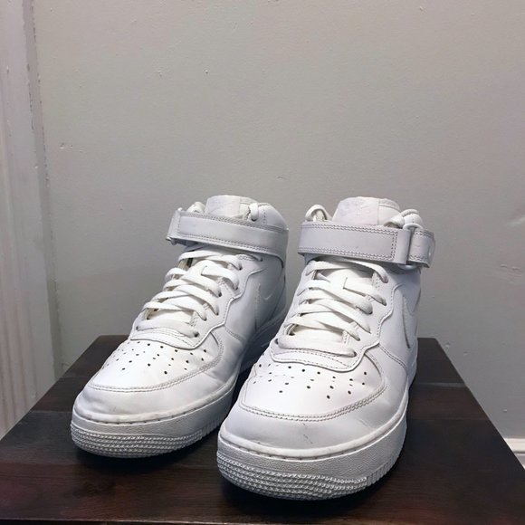 Nike Air Force 1 Mid 07 Size 9 White - Picture 4 of 4